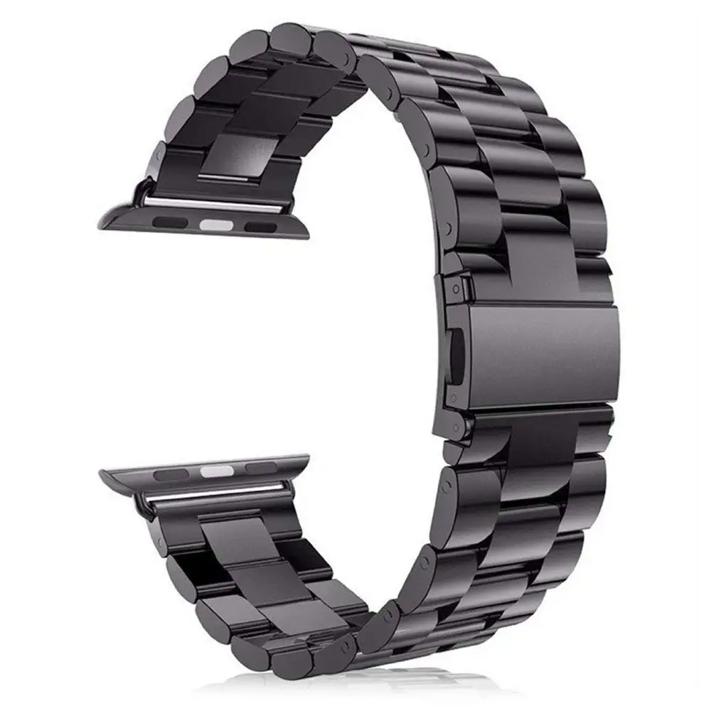 Ремешок из нержавеющей стали для Apple Watch Series 3/2/1 38 мм 42 металлический спортивный