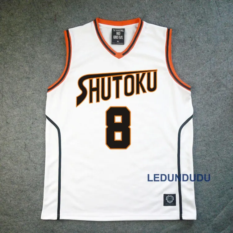 Аниме Куроко но басуке корзина Косплей Shutoku школьная форма Midorima Shintaro для мужчин Джерси Спортивная футболка шорты набор 4 5 6