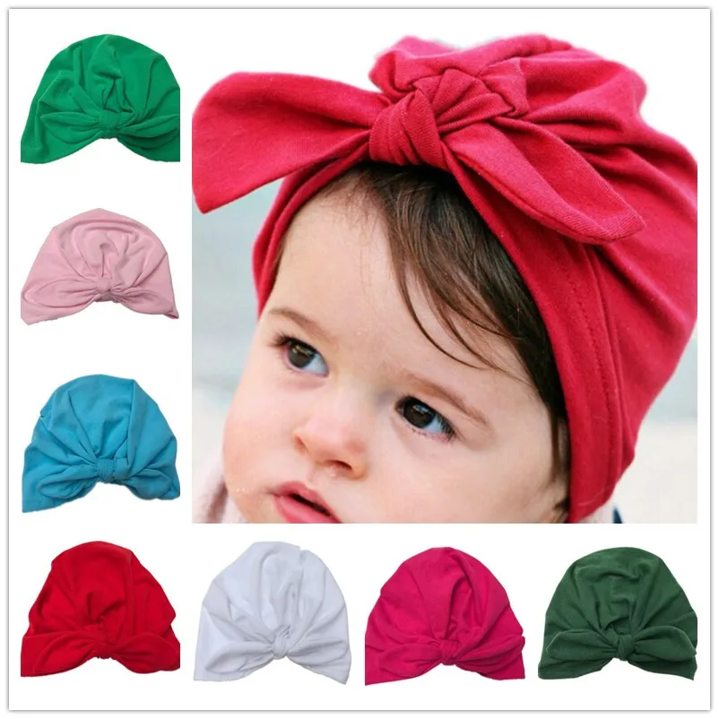 

Bnaturalwell Olive baby turban hat with bow turbans for tots baby girls bow hats Toddler beanie hat Photography Props 1pc H034