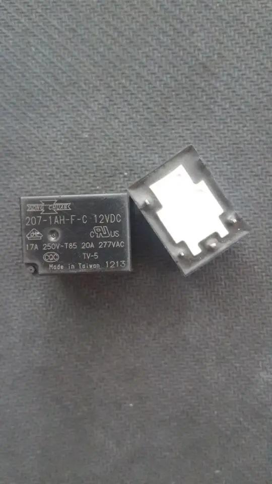 

Реле 207-1AH-F-C 12VDC 17A 22F