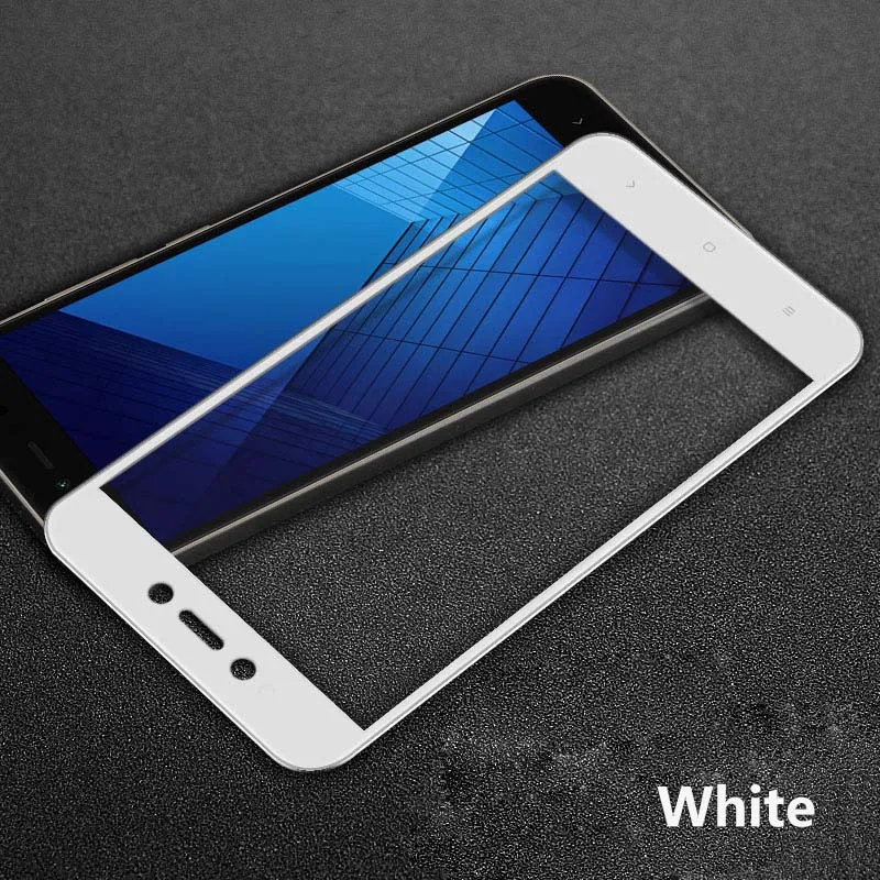 White YAMIZOO закаленное стекло для Xiaomi Redmi Примечание 5A Prime Защитное стекло для Xiaomi Redmi Примечание 5A Pro Защитная пленка для экрана на 9H - Цвет: White