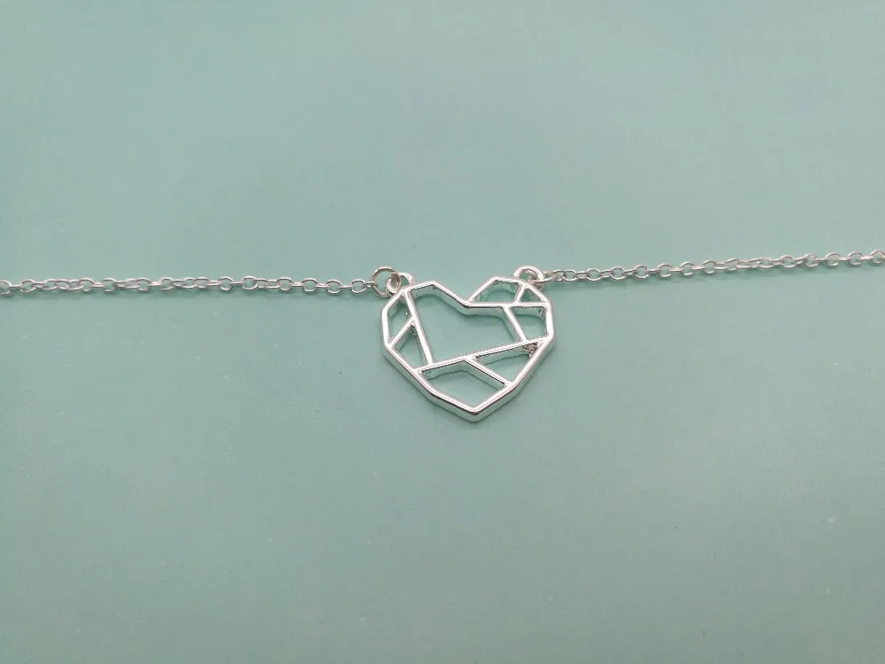 Проволочный обернутый браслет Love Heart Открытое сердце с картой символ знак мира