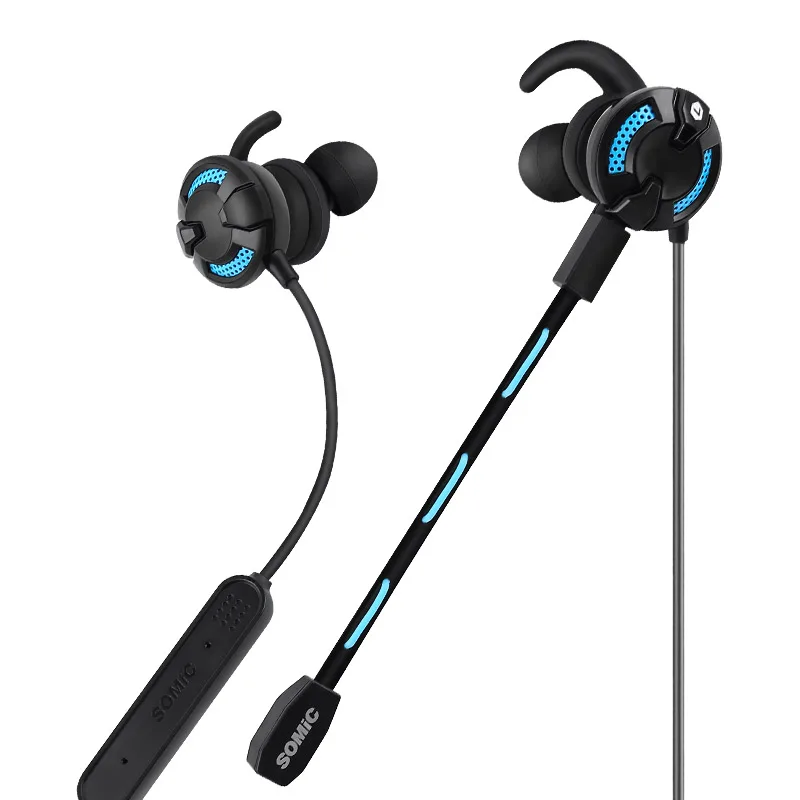SOMIC G618pro Профессиональная игра стример Игровые наушники геймер bluetooth наушники вкладыши гарнитура с микрофоном музыкальные наушники