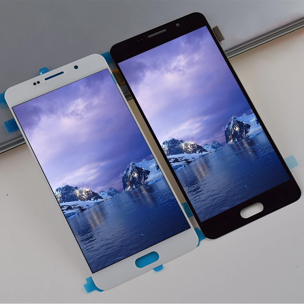 Для samsung Galaxy A7 2016 oled дисплей с сенсорным экраном дигитайзер в сборе для A710F A710 A7100