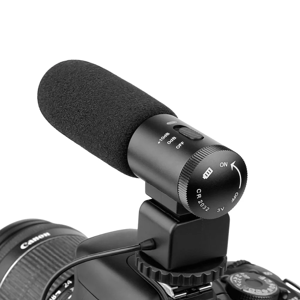 DSLR камера Shot направленный микрофон фотография интервью Vlogging видео микрофон для записи видео студии видеокамеры системы