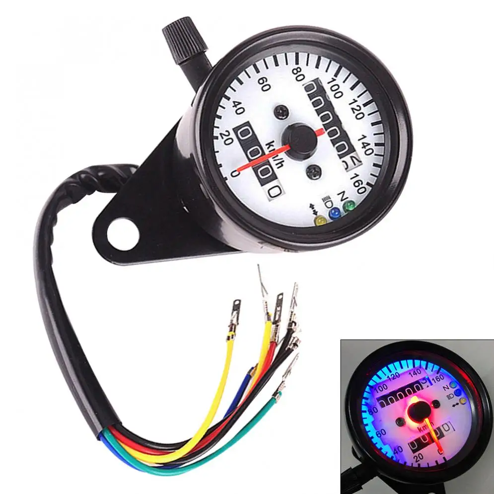 Светодиодный Спидометр с универсальной подсветкой 12 В постоянного тока функцией