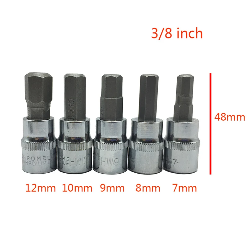 Mainpoint 13pc Allen Ключ трещетка Wrench 1/4 &quot3/8&quot 1/2 &quotDrive хромованадиевые зеркальные