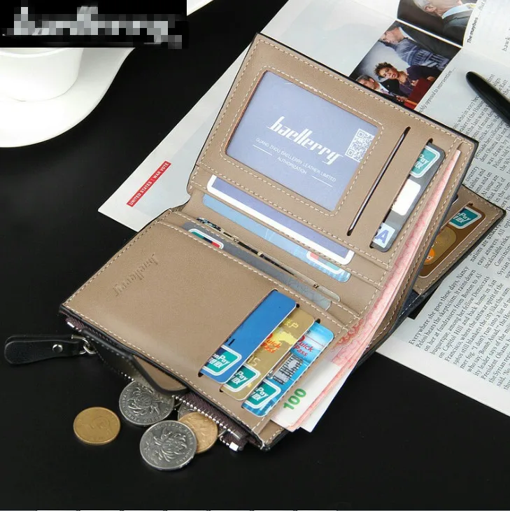 Чехол-портмоне для мужчин из искусственной кожи мужские кошельки Портмоне