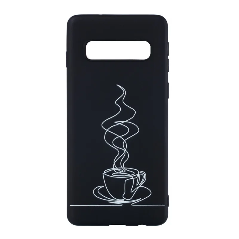 G Силиконовый чехол для samsung Galaxy S10 Couqe, мягкая задняя крышка из ТПУ для samsung S 10 Plus S10e S10Plus, тонкий чехол для телефона s Capa - Цвет: G