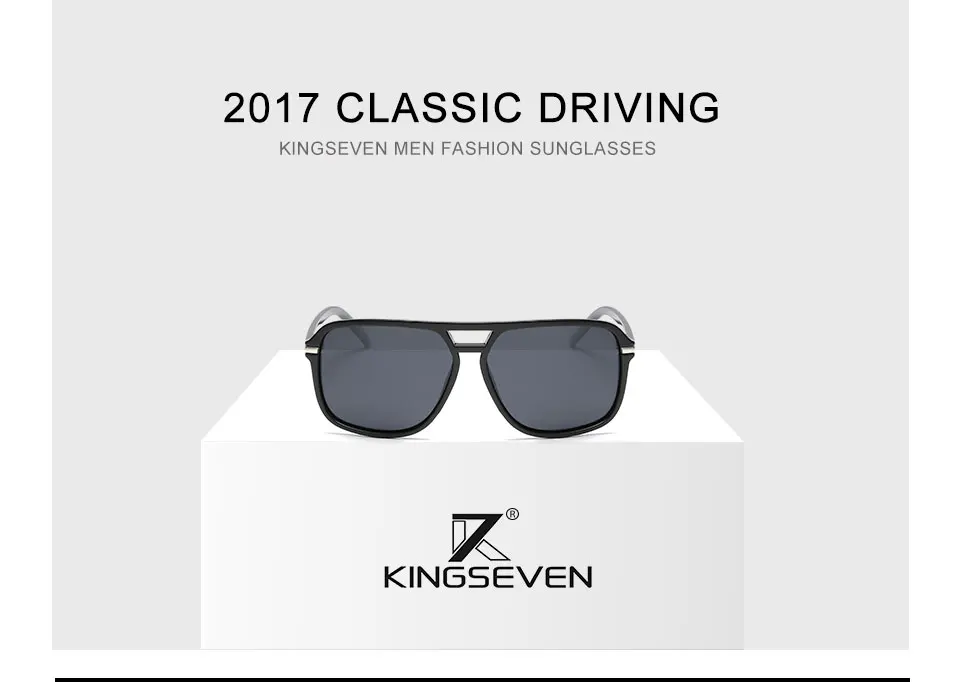 KINGSEVEN брендовые поляризованные солнцезащитные очки мужские винтажное зеркало очки солнцезащитные очки для женщин вождения солнцезащитные очки de sol N7106