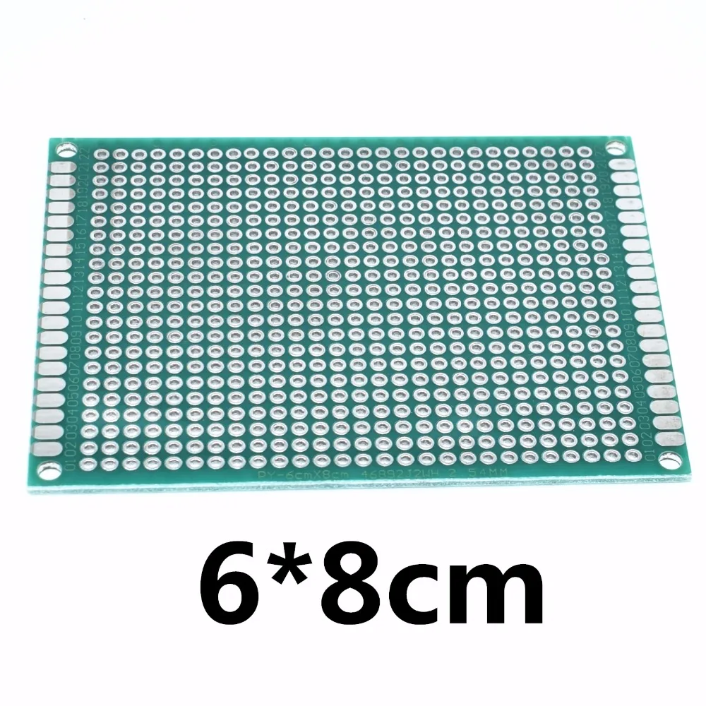 7x9 6x8 5x7 4x6 3x7 2x8 см двухсторонний прототип Diy универсальная печатная плата 4*6*8 5*7