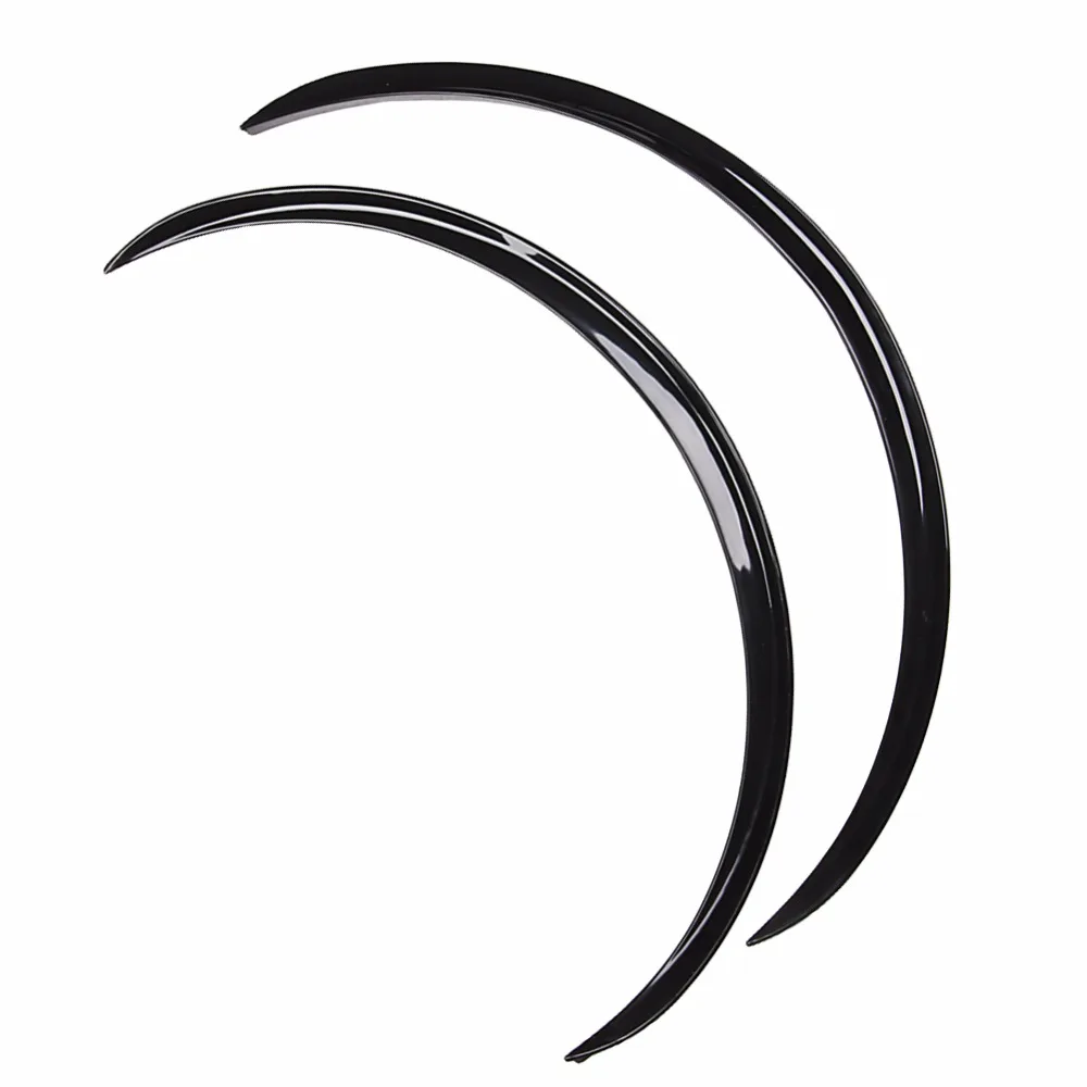 2 шт. черное автомобильное крыло расклешенное колесо для губ резиновый протектор