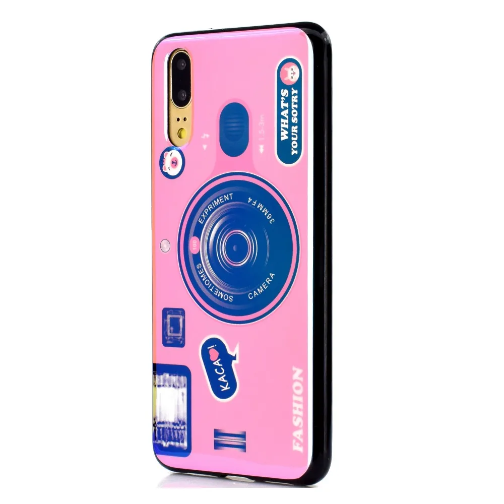 3D Camera Case for coque Xiaomi Mi 8 Mi8 A2 Lite / Redmi Note 5 Pro Etui Telefoon Hoesjes | Мобильные телефоны и