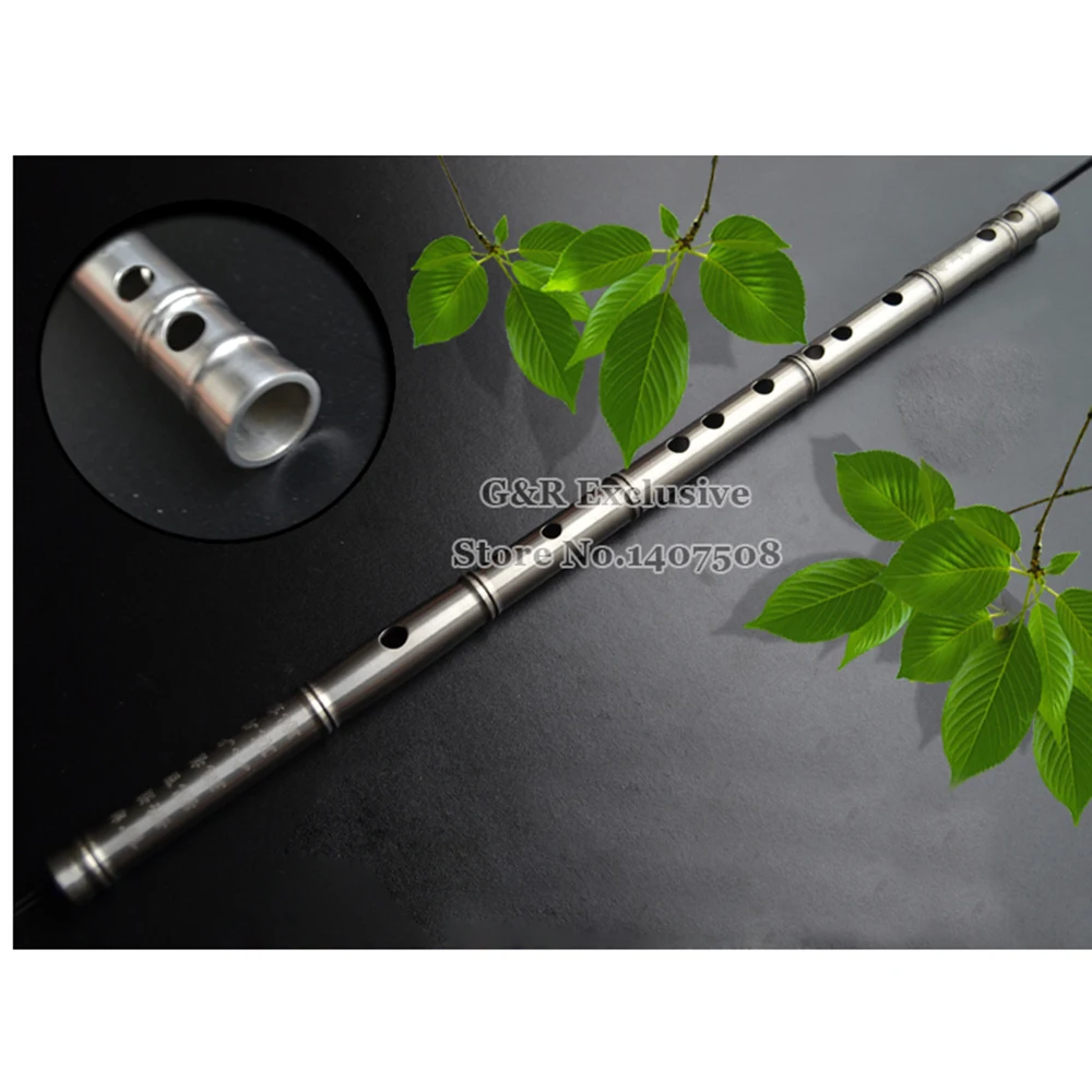 Китайская флейта &quotДизи&quot Титан поперечный Flauta металла традиционная ветер