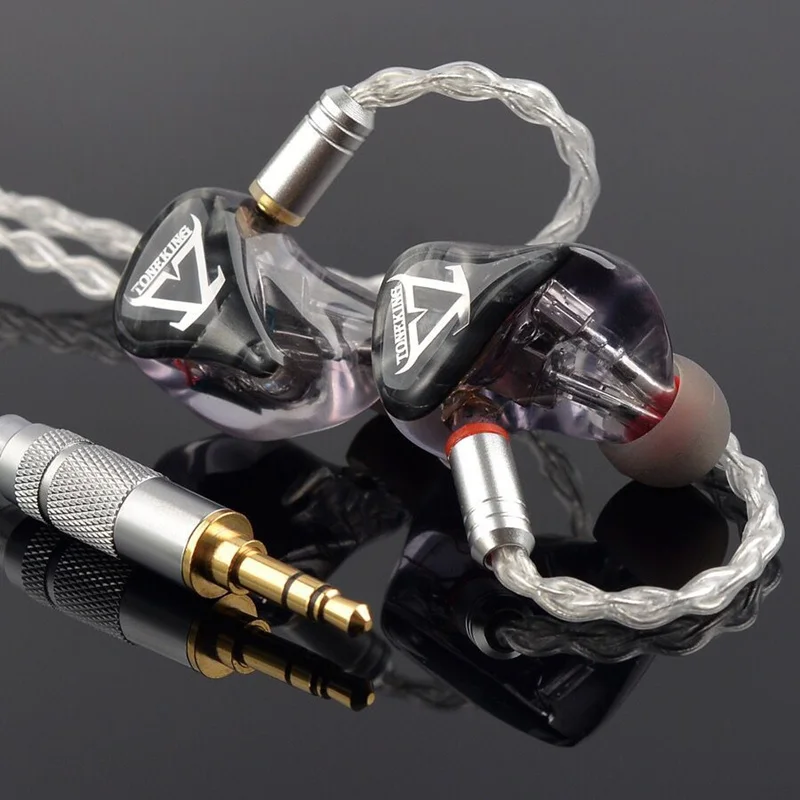TONEKING 12BA каждый боковой привод блок в ухо наушник 12 сбалансированный арматурный HIFI Мониторинг наушники со съемным 2PIN кабелем