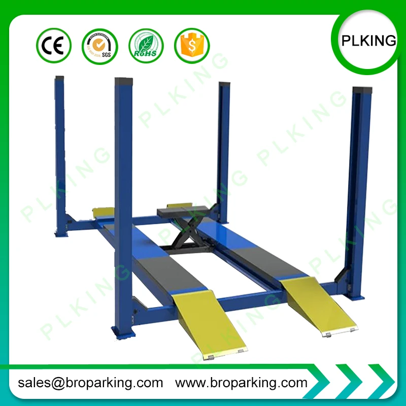 Гидравлический 4-стоечный автоподъемник автомобильный подъемник для домашнего