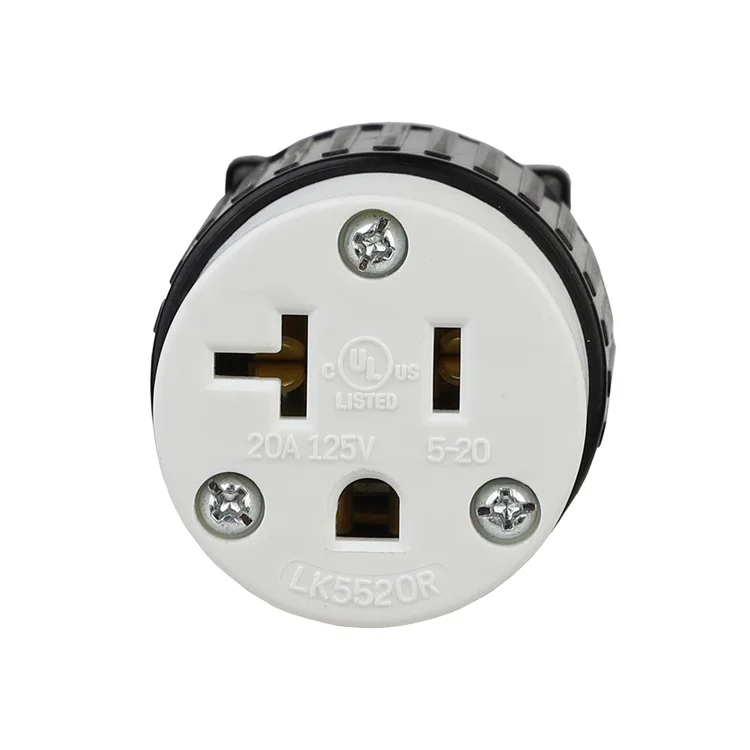 

NEMA 5-20R LK5520R против разъем для машины, воздушный Разъем двигателя, американский стандарт.