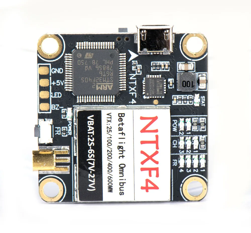 NTXF4-FC F4 Flight Control Integrated OSD 600MW 5.8G Power Adjustable Image Transfer | Игрушки и хобби