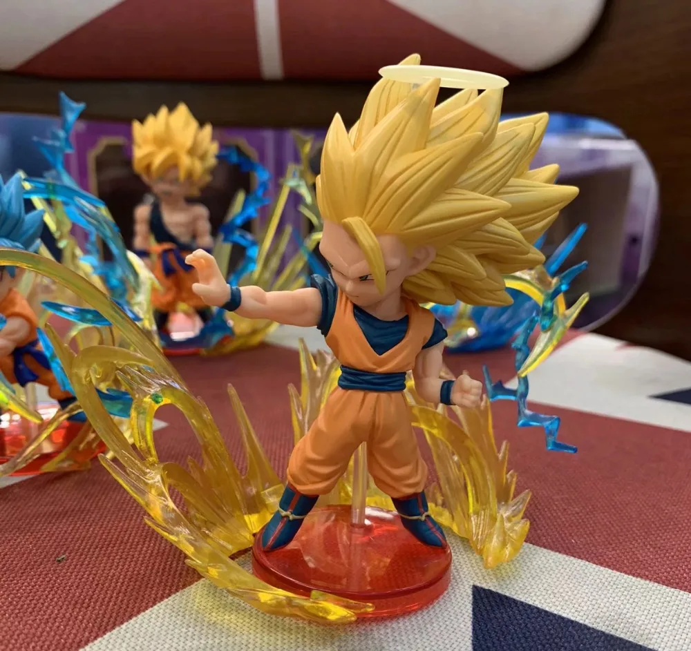 9 шт. Драконий жемчуг супер WCF Burst World Collectable Vegeta Gohan Frieza Broly Son Goku Gokou Hero фигурка