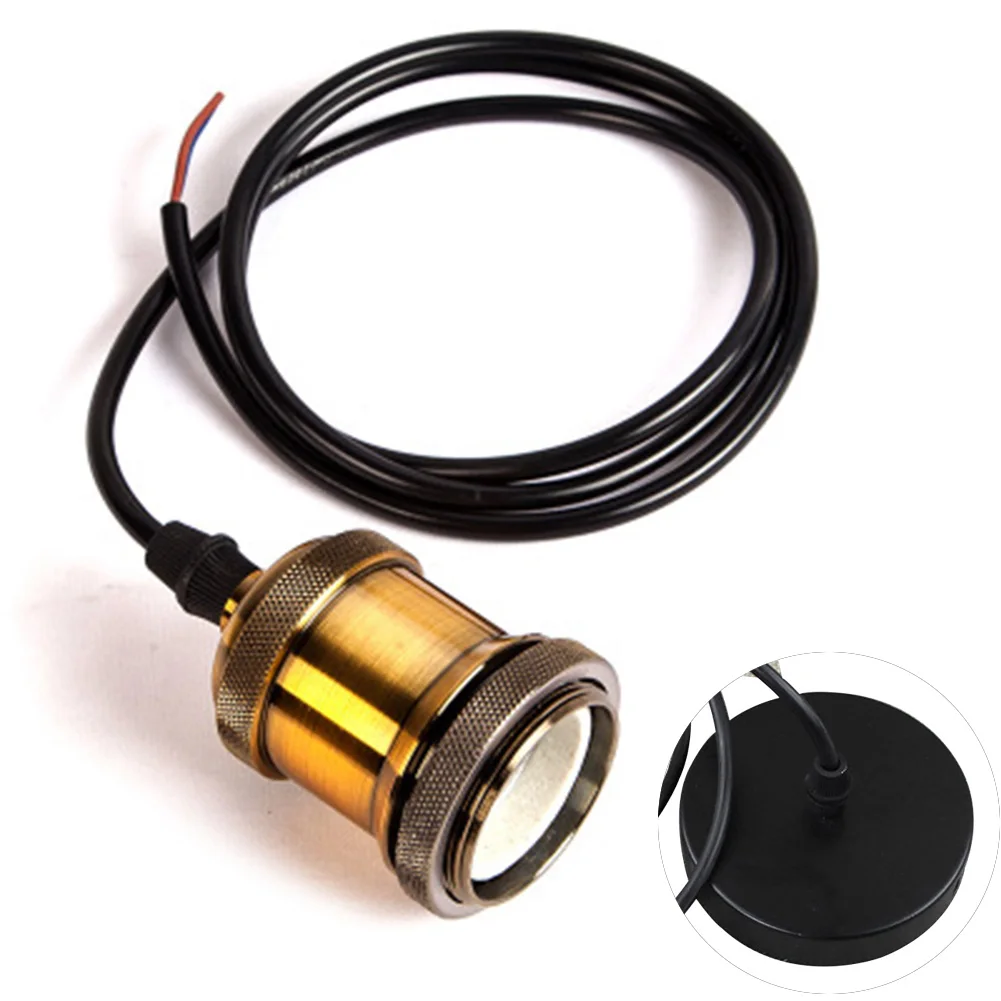 Винтаж Ретро Алюминий для подвесной светильник Heatless в розетку база E27/E26|Цоколи