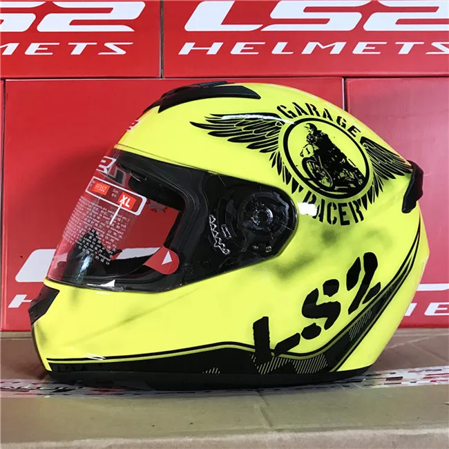 1 Мотоциклетные шлемы с полным лицом, шлем Moto Kask Capacetes de Motociclista LS2 Шлемы Размер M L XL XXL - Цвет: 1