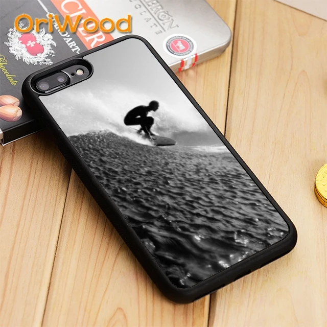 OriWood Sea wave surf summer surfing ocean Case cover for iPhone 5 6s 7 8 plus X XR XS 11 12 13 pro max Samsung Galaxy S8 S9 S10 | Мобильные