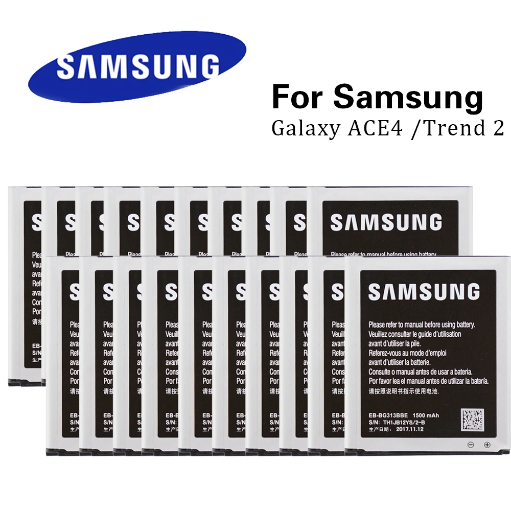 

20pcs Original Battery EB-BG313BBE For Samsung Galaxy Ace 3 Ace 4 Neo ACE 4 LITE G313H S7272 S7898 S7562C G318H 2450mAh