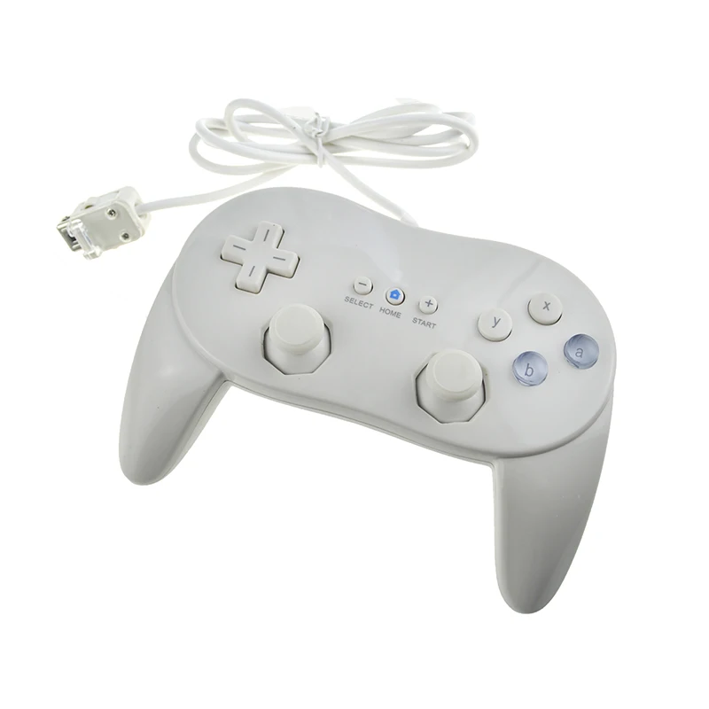 Геймпад для wii Mini Classic контроллер Pro Черный Белый для wii пульт дистанционного управления аксессуары для видеоигр джойстик