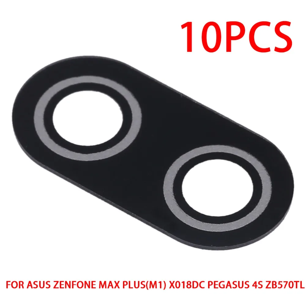 10 PCS Back Camera Lens Cover for Asus ZenFone Max Plus(M1) X018DC Pegasus 4s ZB570TL 5.7 inch (Black) | Мобильные телефоны и
