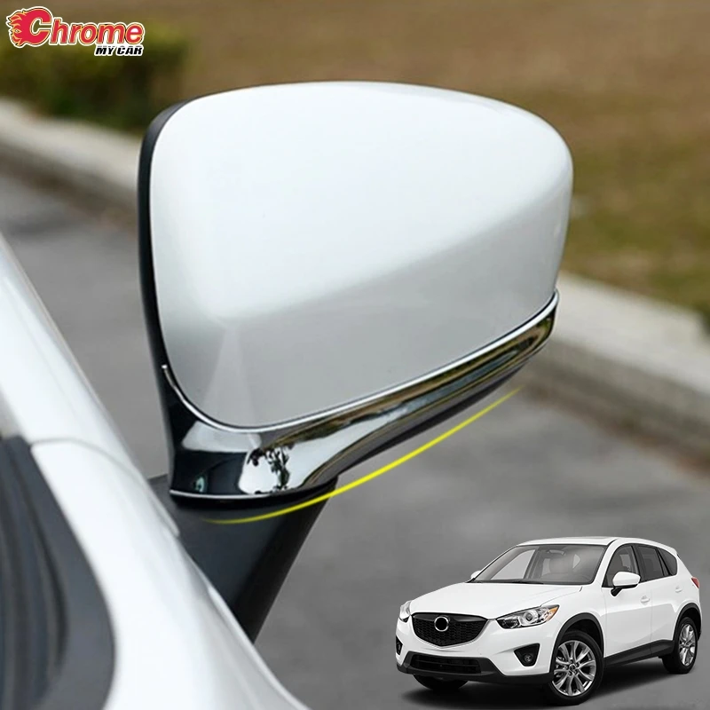 Для Mazda Cx-5 Cx5 KE 2012 2013 хром боковые зеркала заднего вида крышка зеркала боковой двери молдинг заднего вида декоративный украшения стайлинга автомобилей