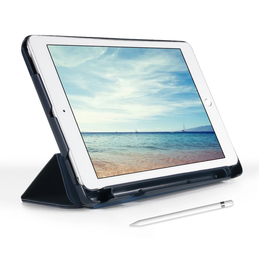 Чехол подставка для нового iPad 9 7 дюйма 2017 2018 A1893 A1954 с держателем карандашей SXEGYCH