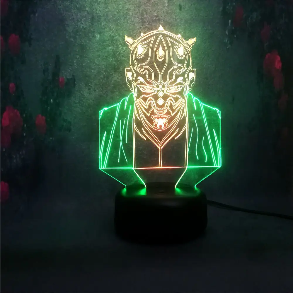 Новинка 2019 Звездные войны Рыцарь Джедай 3D Смешанная Иллюзия светодиодный