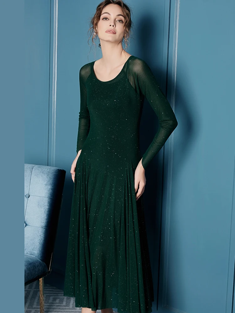 Оригинальные модные сексуальные платья офисное женское платье блестящее