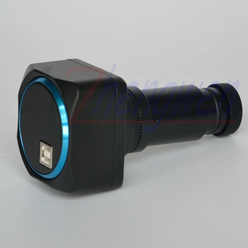 Бесплатная доставка 5 0 м USB цифровая микроскопическая камера с объективом