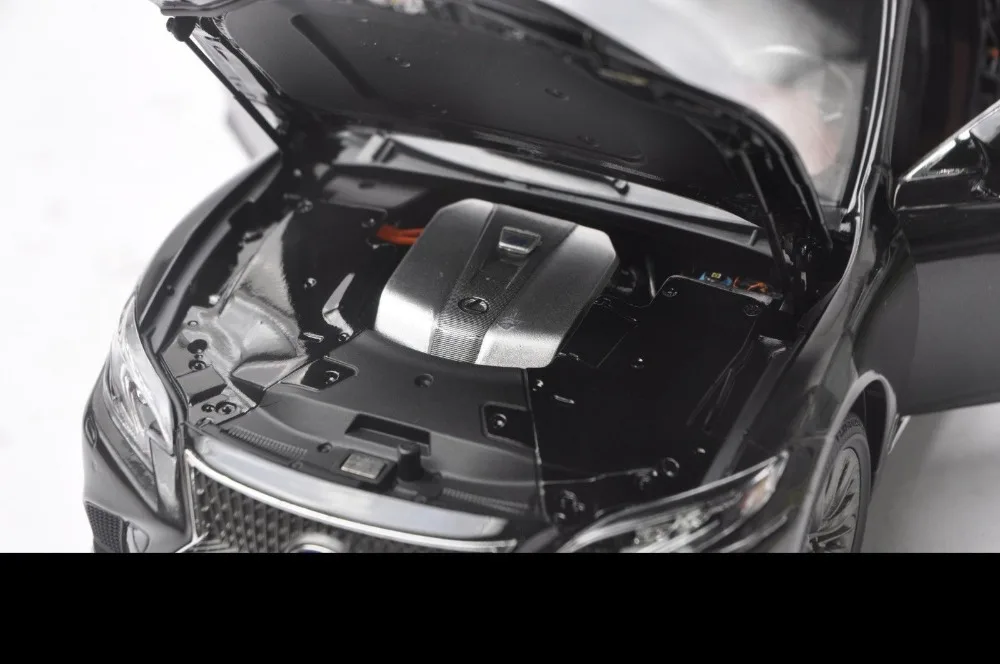 1:18 литая модель для Lexus LS500h черный Седан сплав игрушечный автомобиль миниатюрная коллекция подарок Ls 500 LS500 LC500