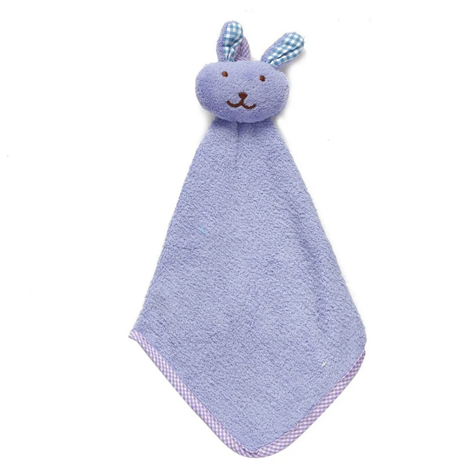 1 шт. милый кролик коралловый флис полотенце для рук Кухня вешалка мочалка мода прекрасный
