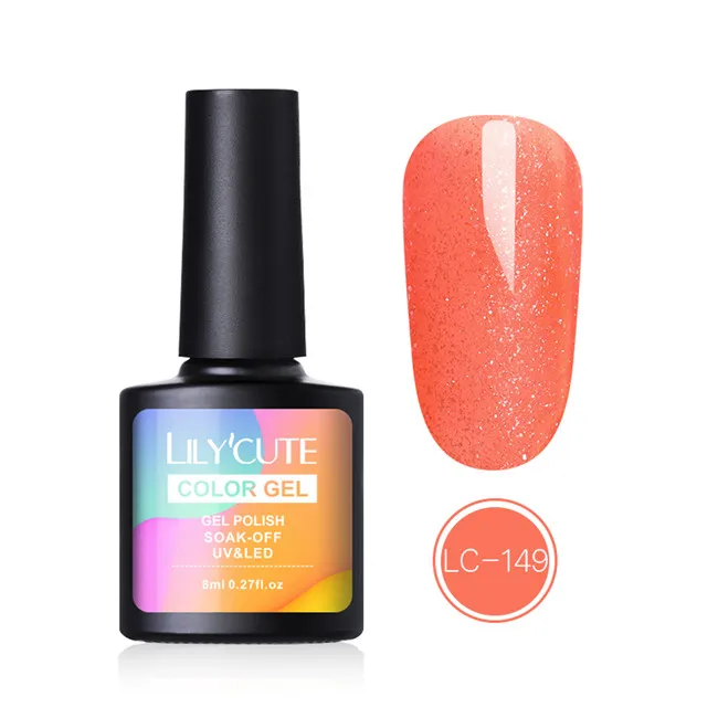 LC-149 LILYCUTE 8 мл Хэллоуин УФ-гель для ногтей чистый цвет ногтей гель лак светодиодный Полупостоянный гель лак праймер для ногтей гель - Цвет: LC-149