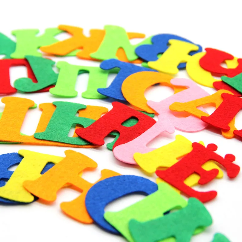 33 шт. алфавит толщина 1 мм нетканый материал для валяния рукоделия скрапбукинга