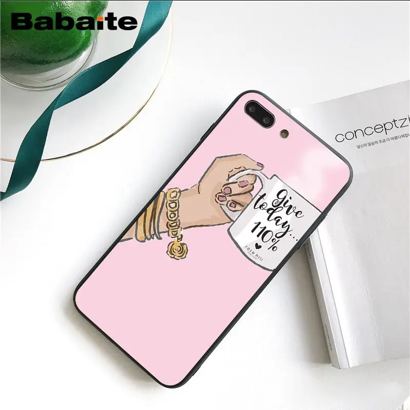 Женская кофейная телефонная застежка VOGUE Queen Princess Girl boss для iPhone 12 11 Pro 11Pro Max 8 7 6 6S Plus
