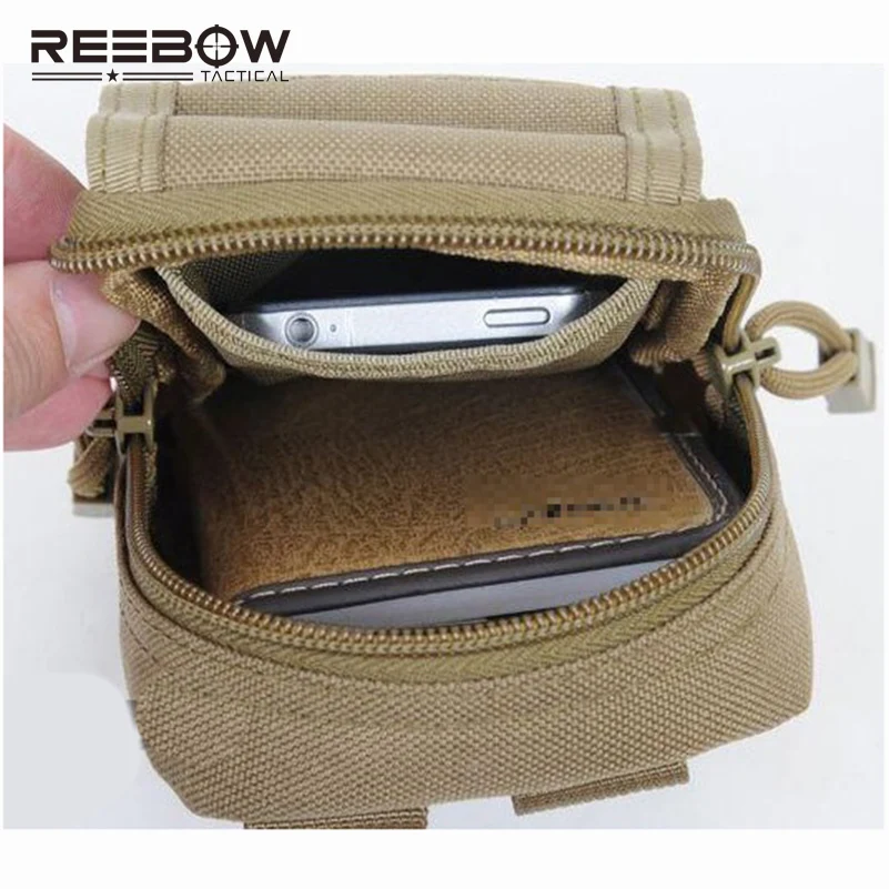 Тактическая поясная мини сумка REEBOW в стиле милитари для бега и повседневного