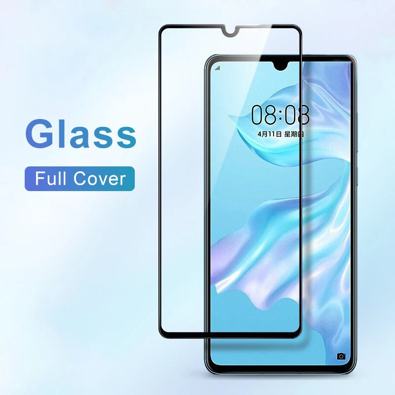 Полное покрытие экрана протектор стекло для Huawei P30 lite p 30 9H закаленное Huawey p30 light