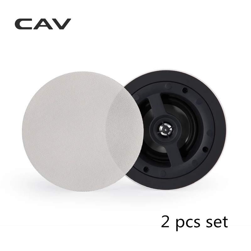 2 pieces CAV HT-45, потолочный динамик, профессиональная фоновая музыкальная система, объемный звук, домашний кинотеатр, динамик, стерео потолок, 2/4 шт. в комплекте - Цвет: 2 pieces