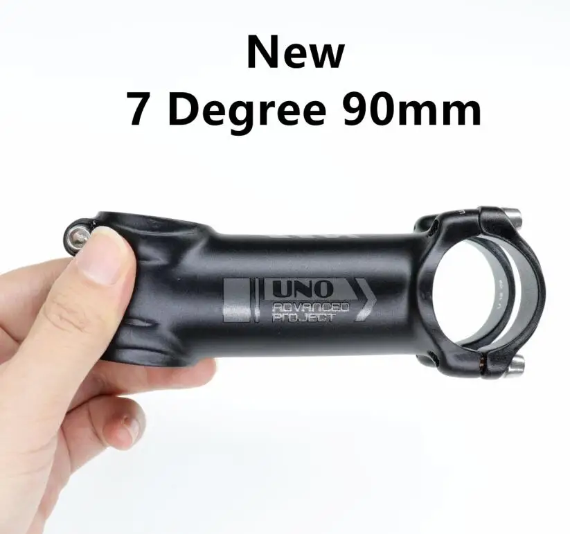 NEW 7 Degree 90mm Вынос руля велосипеда без логотипа бренд MTB Горный без UNO 7 AL7050 7 градусов 17 Сверхлегкий дорожный велосипед стебли 31,8 70 80 90 100 110 мм Kalloy - Цвет: NEW 7 Degree 90mm