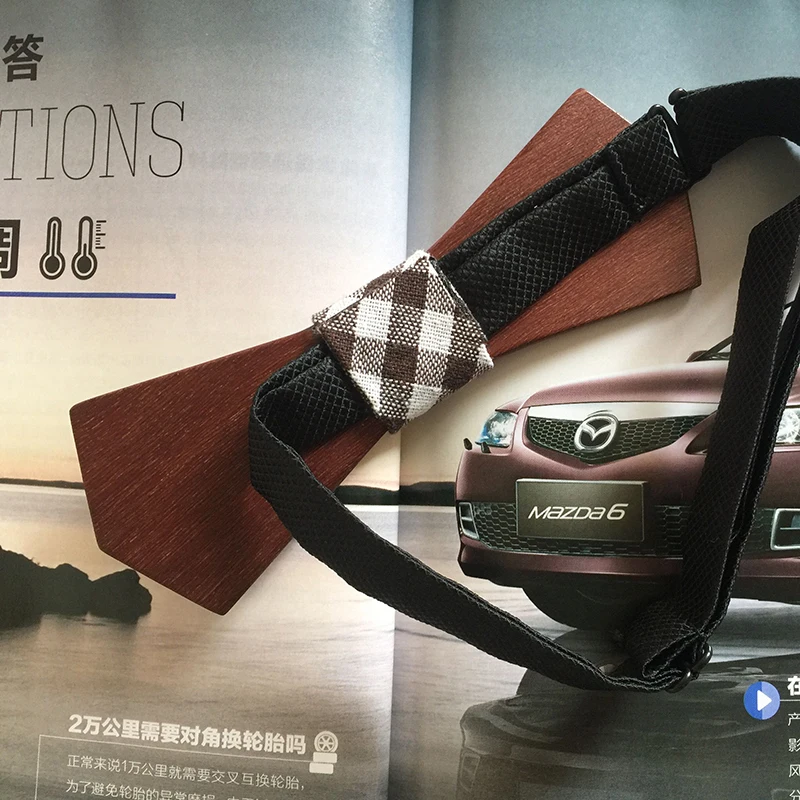 Wooden Fashion Bowties Groom Normal Mens wood Hollow Cravat Gift For Men Butterfly Gravata Male Marriage Wedding Bow Ties | Аксессуары