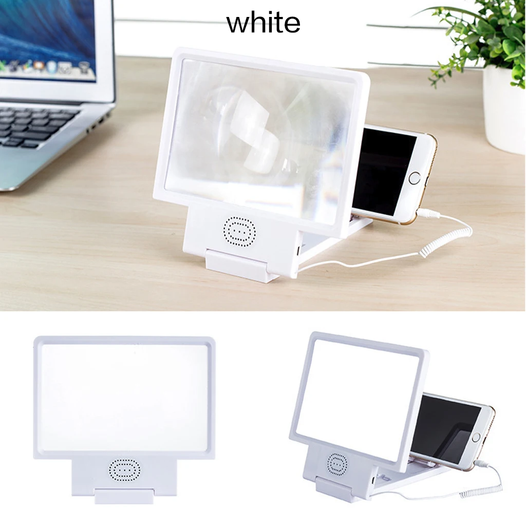 

Screen Magnifier Amplifier Horn Sound Video Enlarge Mobile Phone Screen Amplifier Sound Loud Speaker Universal Portable Folding