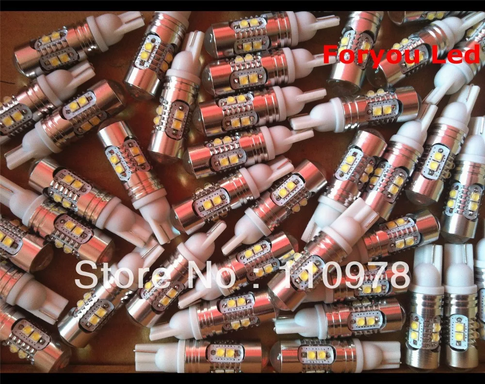 2 шт. CREE XBD чипы 50 Вт T10 W5W 194 168 921 светодиодный светильник ширина автомобиля Клин