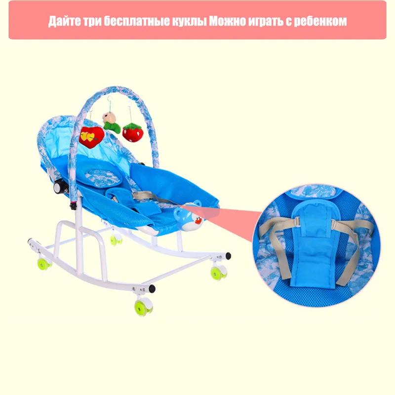 IMBABY разборная металлическая детская колыбель с светильник Музыкальный детский