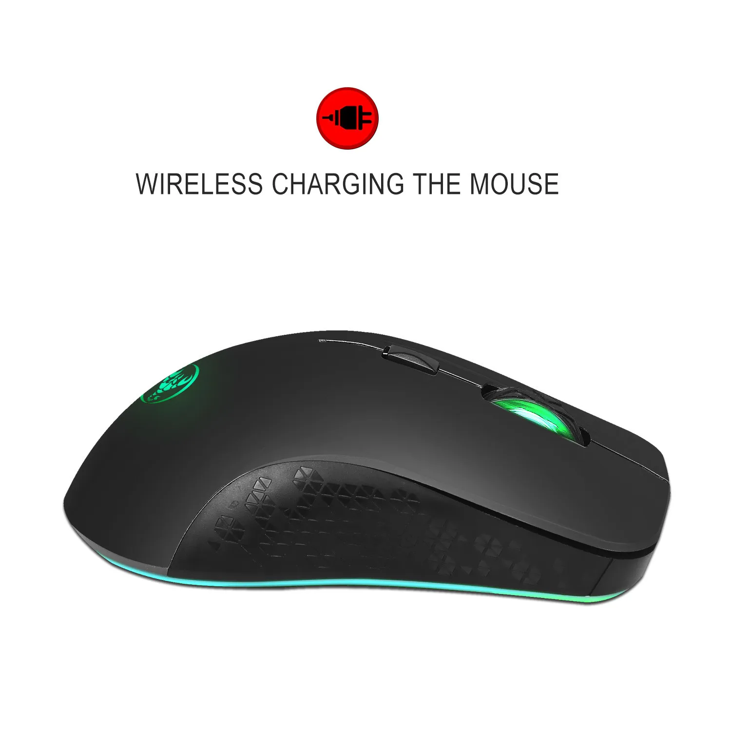CARPRIE, 1 шт., Беспроводная игровая мышь, 2,4 ГГц, 2400 dpi, оптическая USB светодиодный, эргономичная зарядная мышь с usb-приемником 90422