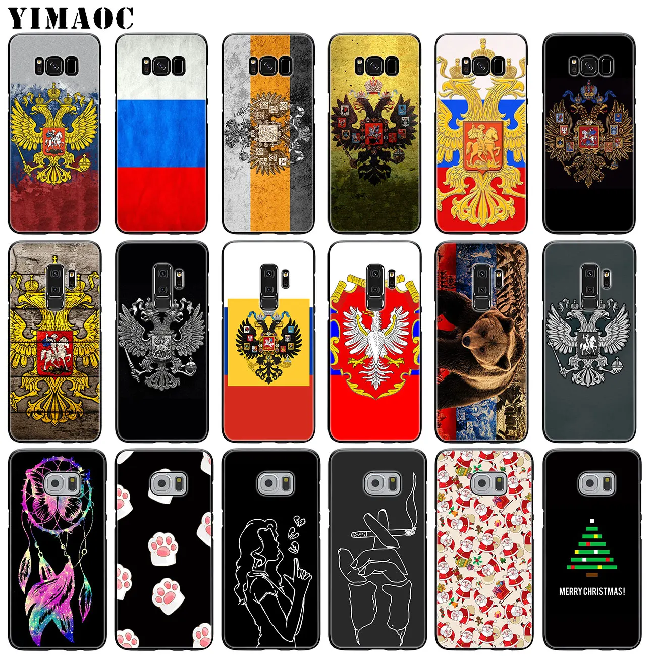 Чехол YIMAOC с флагом Российской Федерации Мягкий силиконовый чехол для Samsung Galaxy S20
