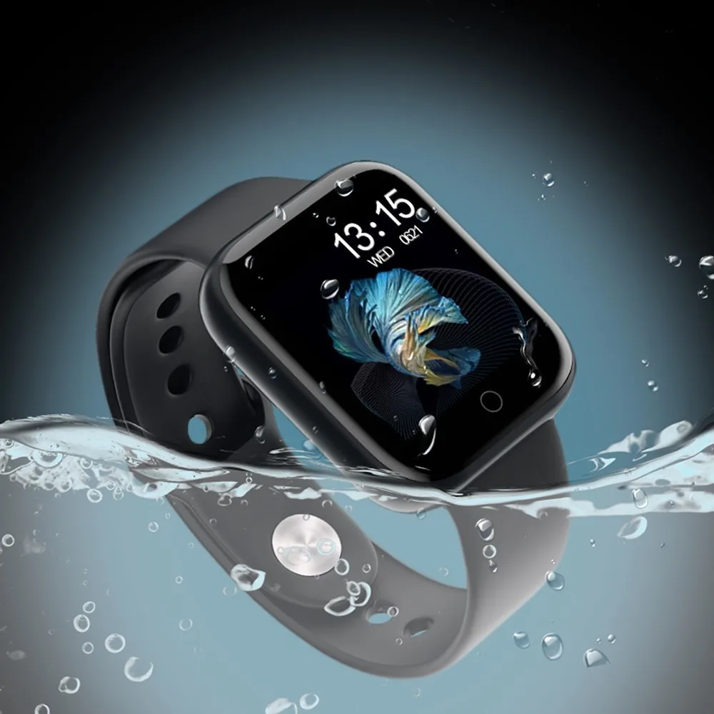 

SeenDa Women Men Smart Watch with Touch Screen 30 days long standby Heart rate Blood pressure Smartwatch Support IOS Android